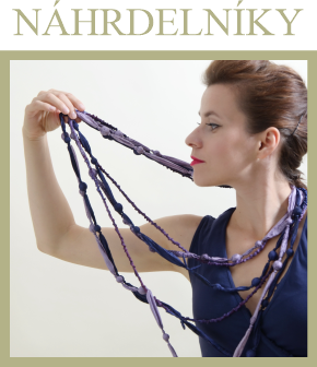 hedvábné náhrdelníky